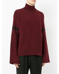 Мужская темно-красная водолазка от Necessity Sense