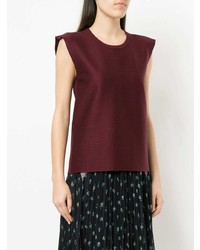 Женская темно-красная вязаная майка от ASTRAET