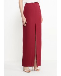 Темно-красная длинная юбка от Influence
