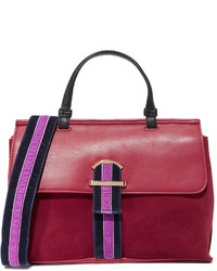 Женская темно-красная замшевая сумка от Cynthia Rowley
