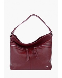 Темно-красная кожаная большая сумка от Esse