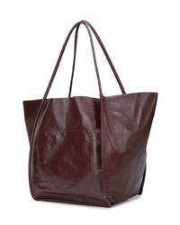 Темно-красная кожаная большая сумка от Proenza Schouler