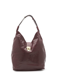Темно-красная кожаная сумка-мешок от Officine Creative