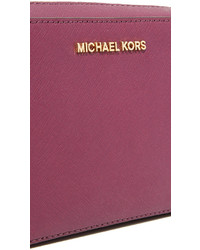 Темно-красная кожаная сумка через плечо от MICHAEL Michael Kors