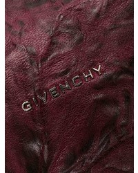 Темно-красная кожаная сумка через плечо от Givenchy