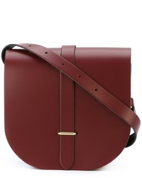 Темно-красная кожаная сумка через плечо от The Cambridge Satchel Company