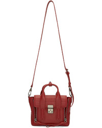 Женская темно-красная кожаная сумка от 3.1 Phillip Lim