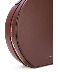 Женская темно-красная кожаная сумка от Mansur Gavriel