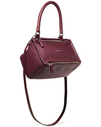Женская темно-красная кожаная сумка от Givenchy