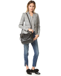 Женская темно-красная кожаная сумка от Tory Burch