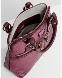 Женская темно-красная кожаная сумка от Modalu