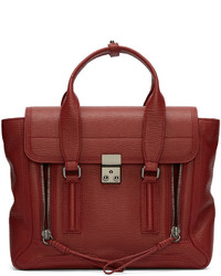 Женская темно-красная кожаная сумка от 3.1 Phillip Lim