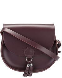 Женская темно-красная кожаная сумка от The Cambridge Satchel Company