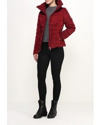 Женская темно-красная куртка-пуховик от Adrixx