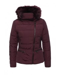 Женская темно-красная куртка-пуховик от B.Style