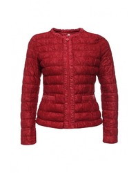 Женская темно-красная куртка-пуховик от B.Style