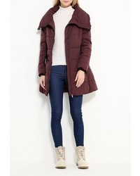 Женская темно-красная куртка-пуховик от Bruebeck