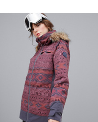 Женская темно-красная куртка-пуховик от Burton Snowboards