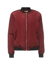 Женская темно-красная куртка-пуховик от By Swan