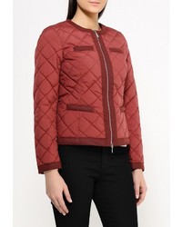 Женская темно-красная куртка-пуховик от Geox