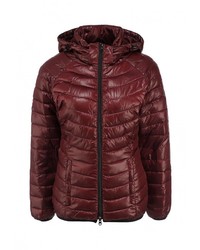 Женская темно-красная куртка-пуховик от Grishko