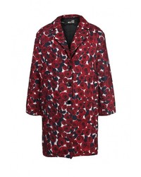 Женская темно-красная куртка-пуховик от Love Moschino