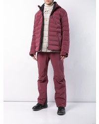 Мужская темно-красная куртка-пуховик от Aztech Mountain