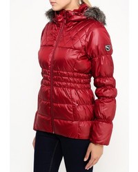Женская темно-красная куртка-пуховик от Puma