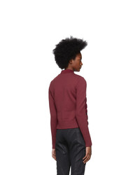 Женская темно-красная куртка-пуховик от Moncler