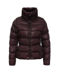 Женская темно-красная куртка-пуховик от Softy