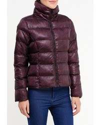 Женская темно-красная куртка-пуховик от Softy