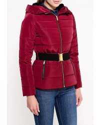 Женская темно-красная куртка-пуховик от SPRINGFIELD