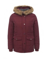 Женская темно-красная куртка-пуховик от SPRINGFIELD