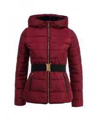 Женская темно-красная куртка-пуховик от SPRINGFIELD