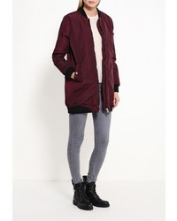 Женская темно-красная куртка-пуховик от Vero Moda