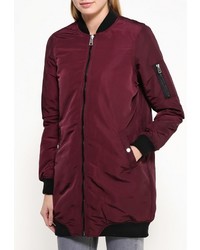 Женская темно-красная куртка-пуховик от Vero Moda