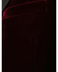 Женская темно-красная куртка от Saint Laurent