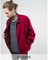 Мужская темно-красная куртка от Reclaimed Vintage