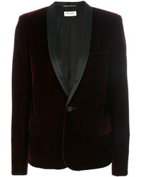 Женская темно-красная куртка от Saint Laurent