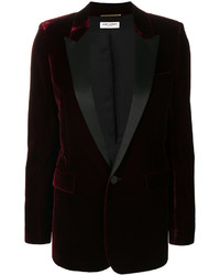 Женская темно-красная куртка от Saint Laurent
