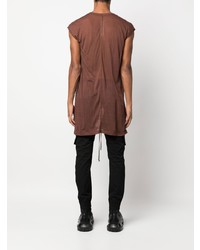 Мужская темно-красная майка от Rick Owens