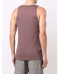 Мужская темно-красная майка от Nanushka