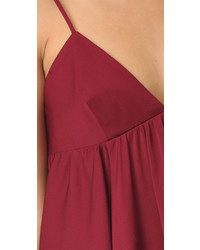 Женская темно-красная майка от Milly