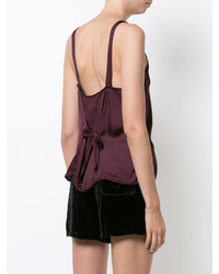 Женская темно-красная майка от Raquel Allegra