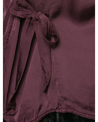 Женская темно-красная майка от Raquel Allegra