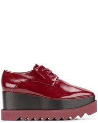 Темно-красная обувь от Stella McCartney