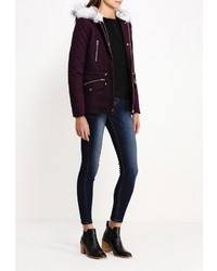 Женская темно-красная парка от Dorothy Perkins