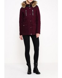 Женская темно-красная парка от Jennyfer