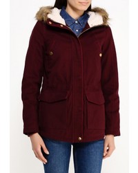 Женская темно-красная парка от SPRINGFIELD