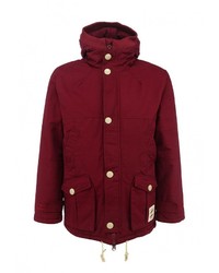 Мужская темно-красная парка